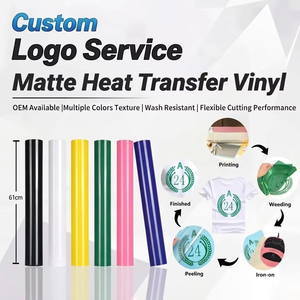 Vinyle thermocollant PVC mat non adhésif sur mesure pour T-shirt, lettres et chiffres personnalisés, impression par transfert thermique Renlitong - Product Image 1