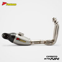 Sistema de escape de motocicleta Forsound a precio mayorista, silenciador de montaje bajo, sistema deslizante para CFmoto 675NK 675SR