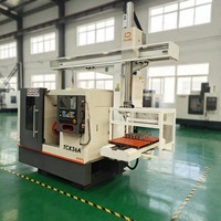 Mini tour à lit incliné horizontal 220v TCK36A, tour automatique avec contrôleur GSK, FANUC