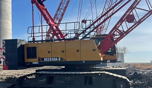 Grue sur chenilles d'occasion SCC850 85 tonnes, état vérifié, durable et robuste, grue sur chenilles d'occasion 70t 80t 100t 150t 200t en promotion - Product Image 3