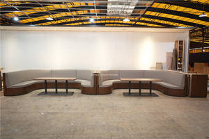 Furnitur Restoran Kelas Atas, Rak Dinding Kafe, Area Resepsi, Booth Vintage, <span class=keywords><strong>Sofa</strong></span> Lounge Bar, Pencahayaan LED - Product Image 2