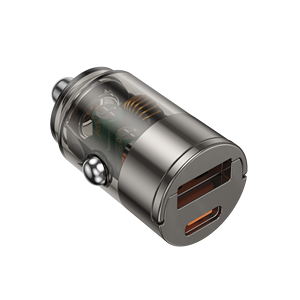 Cargador de coche cuádruple súper funcional de 120W con pantalla digital que convierte un protocolo chino <span class=keywords><strong>a</strong></span> europeo - Product Image 1