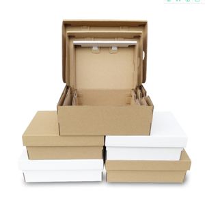 Custom Rigid Paperboard Boxes Rectangle Gift Craft Packaging Set with Lid Open Display - Product Image 3