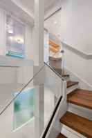 CBMmart : Accessoires de main courante en verre pour escalier en bois, marches d'escalier en chêne naturel – Vente Flash