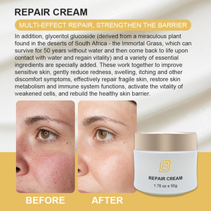 OEM/ODM Crème réparatrice barrière de haute qualité avec céramide et peptides pour peaux abîmées et sensibles rétablit l'équilibre de l'humidité - Product Image 3