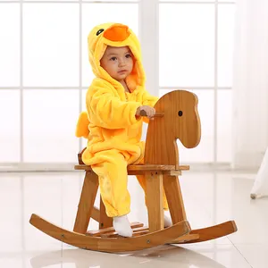 OEM新しいデザイン男の子女の子動物コスプレジャンプスーツ冬の子供幼児のためのハロウィーンの衣装
