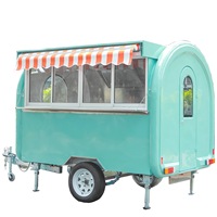 Mini Hot Dog Voiture Mobile Café Nourriture Remorque Rue Pizza Restauration Remorque Food Truck Entièrement Équipé