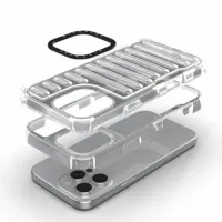 Nouvelle coque de téléphone transparente antichoc et anti-chute avec coussin d'air pour iPhone 16 15 14 13 12 11 Pro Max Plus