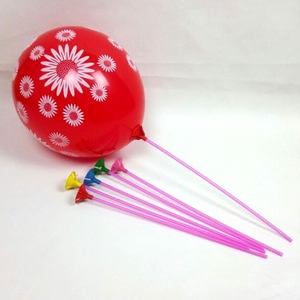 Vente en gros de ballons en plastique de 42 cm, bâtons pour ballons, accessoires de décoration de fête, supports, tiges de maintien, Saint-Valentin, Noël - Product Image 2