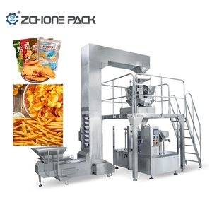Multi-function Automatic Nuts/potato Chips/cereal/granule/popcorn <b>Rotary</b> Snack Packaging Packing <b>Machine</b> of Price China Automati - Product Image 1