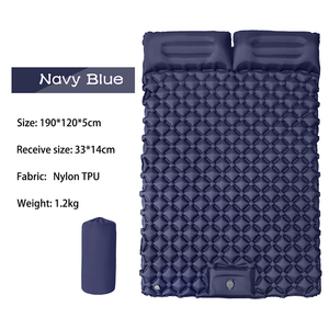 Matelas <span class=keywords><strong>de</strong></span> camping double pliable et portable, ultraléger, durable, en TPU imperméable, avec pompe intégrée, <span class=keywords><strong>coussin</strong></span> d'air, tapis <span class=keywords><strong>de</strong></span> voyage, randonnée - Product Image 1