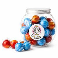 Vente en gros OEM, étiquettes privées personnalisées, assortiment de bonbons gélifiés fourrés à la confiture de fruits, formes pastèque, fraise, œil et canard
