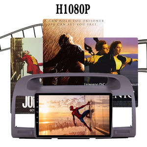 Lecteur DVD de voiture Android avec écran IPS 9 pouces 2 Din, GPS, WIFI, <span class=keywords><strong>YouTube</strong></span>, Qualcomm Snapdragon, pour Toyota Camry 2000-2015 - Product Image 3