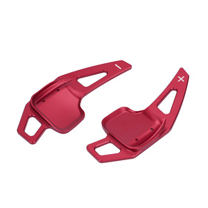 Leviers de vitesse en alliage d'aluminium Bmw, style course rouge, pour les séries 3, 2, 4, 5, 6, 7, X1, X4, Z4 - Product Image 1