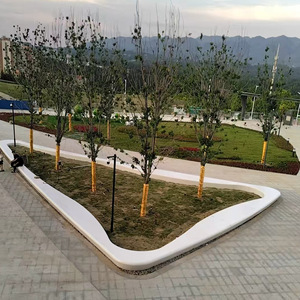 Nuevo Banco de Arte Creativo de Piedra Mágica, Irregular, de Hormigón UHPC, para Árboles, Plazas, Jardines Exteriores, Origen Foshan - Product Image 2