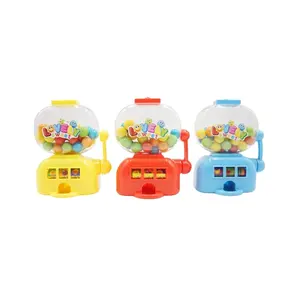 Plastik jackpot şeker makinesi oyuncak, gumball makinesi, şeker dağıtıcı gumball makinesi