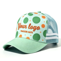 Casquettes de camionneur en gros style australien à rayures, design personnalisé, logo brodé 3D, impression par sublimation, casquettes en maille à fermeture à pression