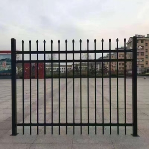 Clôture extérieure en fer forgé PVC 3D grillage Système de sécurité de jardin Mains courantes Porte battante Métal Arts Balustrades Clôture extérieure - Product Image 2