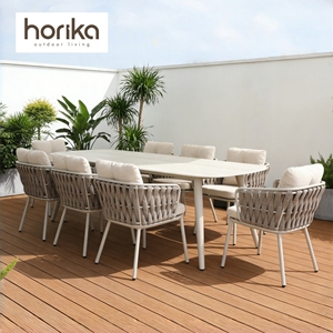 <span class=keywords><strong>Set</strong></span> Divano <span class=keywords><strong>da</strong></span> Esterno Moderno per Terrazzo Villa, Mobili <span class=keywords><strong>da</strong></span> <span class=keywords><strong>Giardino</strong></span> in Alluminio, <span class=keywords><strong>Set</strong></span> Lusso <span class=keywords><strong>Tavolo</strong></span> <span class=keywords><strong>e</strong></span> <span class=keywords><strong>Sedie</strong></span> <span class=keywords><strong>da</strong></span> Esterno per Cortile Hotel - Product Image 1