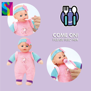 Ensembles de poupées <span class=keywords><strong>SY</strong></span> avec poupée interactive pour bébé pour enfants, ensemble de nourriture et ensemble de poupée sonore, jouet - Product Image 5