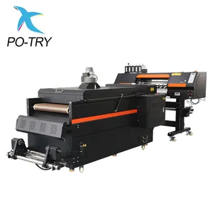 PO-TRY Última Tecnologia Comercial Usado 2 I3200 Impressoras Heat Transfer Film Printing Machine