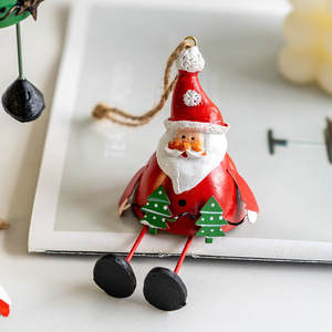 Décoration d'arbre de pendentif de bonhomme de neige de Noël d'artisanat en métal d'art de fer pour l'usage d'intérieur/extérieur - Product Image 5