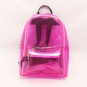 Sac à dos transparent, sac à dos scolaire en PVC transparent, sac à dos de course personnalisé en PVC, sacs à dos scolaires - Product Image 1