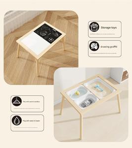 Commiki Hoạt Động Bằng Gỗ Bảng Với Bảng Vẽ Cát Khay Nước Ngoài Trời Chơi Bàn Với Lưu Trữ Bãi Biển Đồ Chơi Thiết Lập Cho Trẻ Em Trẻ Mới Biết Đi - Product Image 3