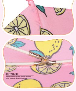 Good quality children umbrella ROHS certificate safety material for kids kids umbrella with cute lemon design - Product Image 5