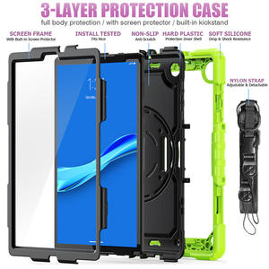 Funda protectora de pantalla de cuerpo completo para <span class=keywords><strong>Lenovo</strong></span> <span class=keywords><strong>Tab</strong></span> <span class=keywords><strong>M10</strong></span> <span class=keywords><strong>Plus</strong></span>, 2. ª generación, 10,3 pulgadas, 2020 con correa para manos - Product Image 4