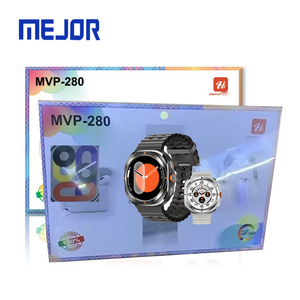 New MVP-280 Không Dây Đồng Hồ Quà Tặng Đặt P9 Kép Smartwatch Tai Nghe 7in1 Thông Minh Đồng Hồ Cộng Với Tai Nghe - Product Image 3