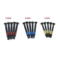 Extracteur de cylindre de serrure, extracteur de griffe de serrure, outil de démontage et de remplacement de manivelle cassée, vis 4.2/4.8/5.5mm, rouge