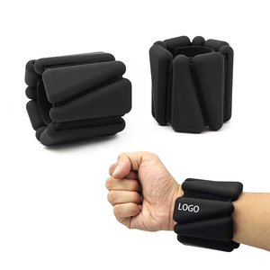 Adjustable Iron & Silicone Weight Bearing Ankle & Wrist <b>Strength</b> <b>Training</b> Weight with Carrying <b>Training</b> Fitness Running Weight - Product Image 5