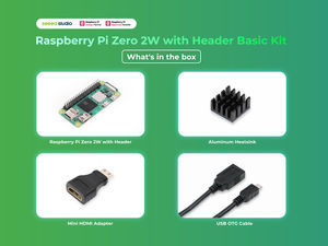 Raspberry Pi ZERO 2 WH ban phát triển với Quad-core CPU cho Bluetooth 4.2 BLE onboard Antenna & tiêu đề Raspberry Pi ZERO 2wh - Product Image 5