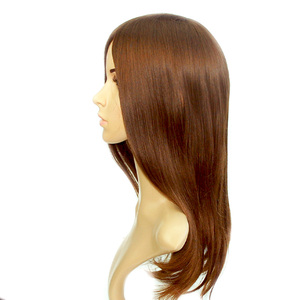 Custom Silicone Skin Natural European Human <strong>Hair</strong> <strong>Women</strong> <strong>Topper</strong> Toupee Wig <strong>Hair</strong> Replacement - Product Image 3