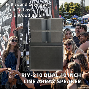 نظام صوت خارجي احترافي RIY-210 مزدوج بسماعات <span class=keywords><strong>10</strong></span> بوصة نيوديميوم 4 أوم للمسرح - Product Image 2