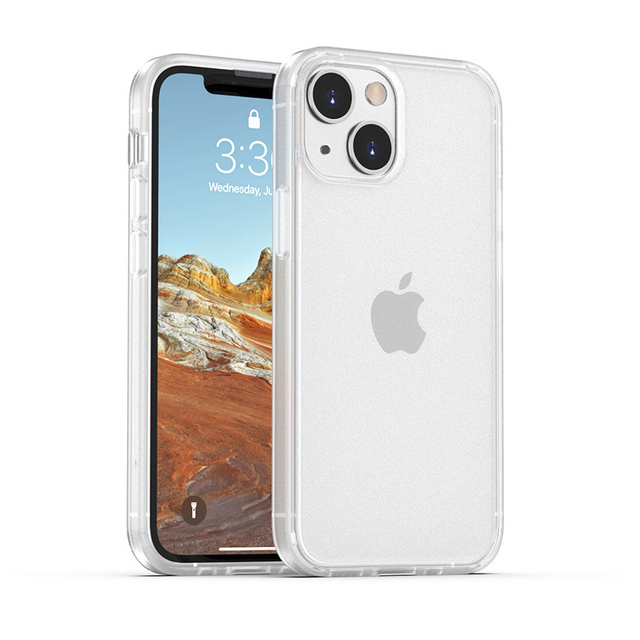 Factory Wholesale TPU+Soft Silicone Transparent Anti-Dirt Drop-Resistant Phone Case for 16 Pro Max Includes Screen