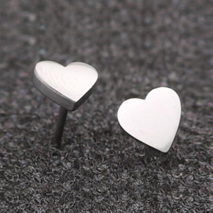 New Style Cute Love Stainless Steel <strong>Small</strong> <strong>Stud</strong> <strong>Earrings</strong> for Girls Women - Product Image 3