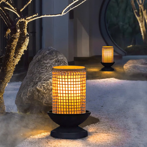 Lámpara de jardín LED de estilo japonés para exteriores, impermeable, para villa, patio, terraza, iluminación ambiental - Product Image 5