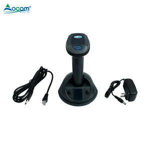 OCBS-W800 ocom <span class=keywords><strong>433Mhz</strong></span> laser không dây máy quét mã vạch với pin thông minh hệ thống quản lý - Product Image 3