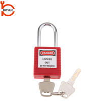 Cadenas de sécurité Boyue de haute qualité, durable, antivol, multicolores, avec système de clé maîtresse, certifié CE pour une utilisation industrielle