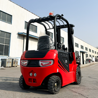 Chariot élévateur électrique 2,5t OEM Chine, moteur AC haute puissance, mât bi-étages, batterie lithium-ion, pour port, terminal, entrepôt de conteneurs et manutention de marchandises