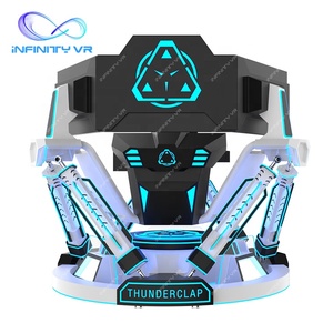 Infinity, nuevo producto, simulador de carreras, tres pantallas, 6 Dof, simulador de coche de seis ejes, 3 pantallas, coche de carreras para Parque de Atracciones - Product Image 3