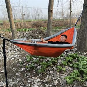 Nhà máy bán buôn võng dã ngoại di động bằng nylon 210T, có thể tùy chỉnh, loại đơn và đôi, dùng cho du lịch ngoài trời và đi bộ đường dài - Product Image 6