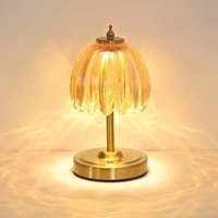 Lampe de table LED rechargeable moderne, commande tactile, sans fil, lumière de bureau, 3 couleurs, intensité réglable, lampe décorative pour salon