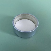 Tutup sekrup plastik aluminium perak 33/400 GPI kualitas tinggi untuk botol wiski alkohol minuman jus air