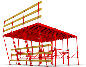 Tấm Khung Nhôm Tecon TOPEC Slab Ván Khuôn Xây Dựng Bê Tông Với Gỗ Dán Bạch Dương Kisten Green Form - Product Image 1