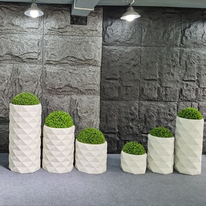 Macetas de Fibra de Vidrio de Diseño Nórdico, Grandes, para Decoración de Jardín, Macetas de Pie para Interiores y Exteriores - Product Image 5