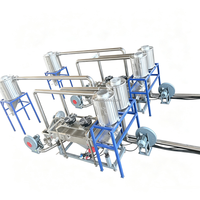 Machine de granulation à double vis contrarotative pour la fabrication de granulés recyclés à partir de flocons de plastique broyé HDPE, LLDPE, PVC, EVA, PP, capacité 400-500 kg/h