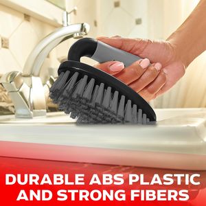 High-Class Grey Style Tpr Dustpan and <b>Brush</b> Set Dishwashing Bottle Cup Kitchen Pot Dish Floor <b>Scrub</b> Cleaning <b>Brush</b> - Product Image 4